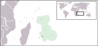 Location of Mauritius